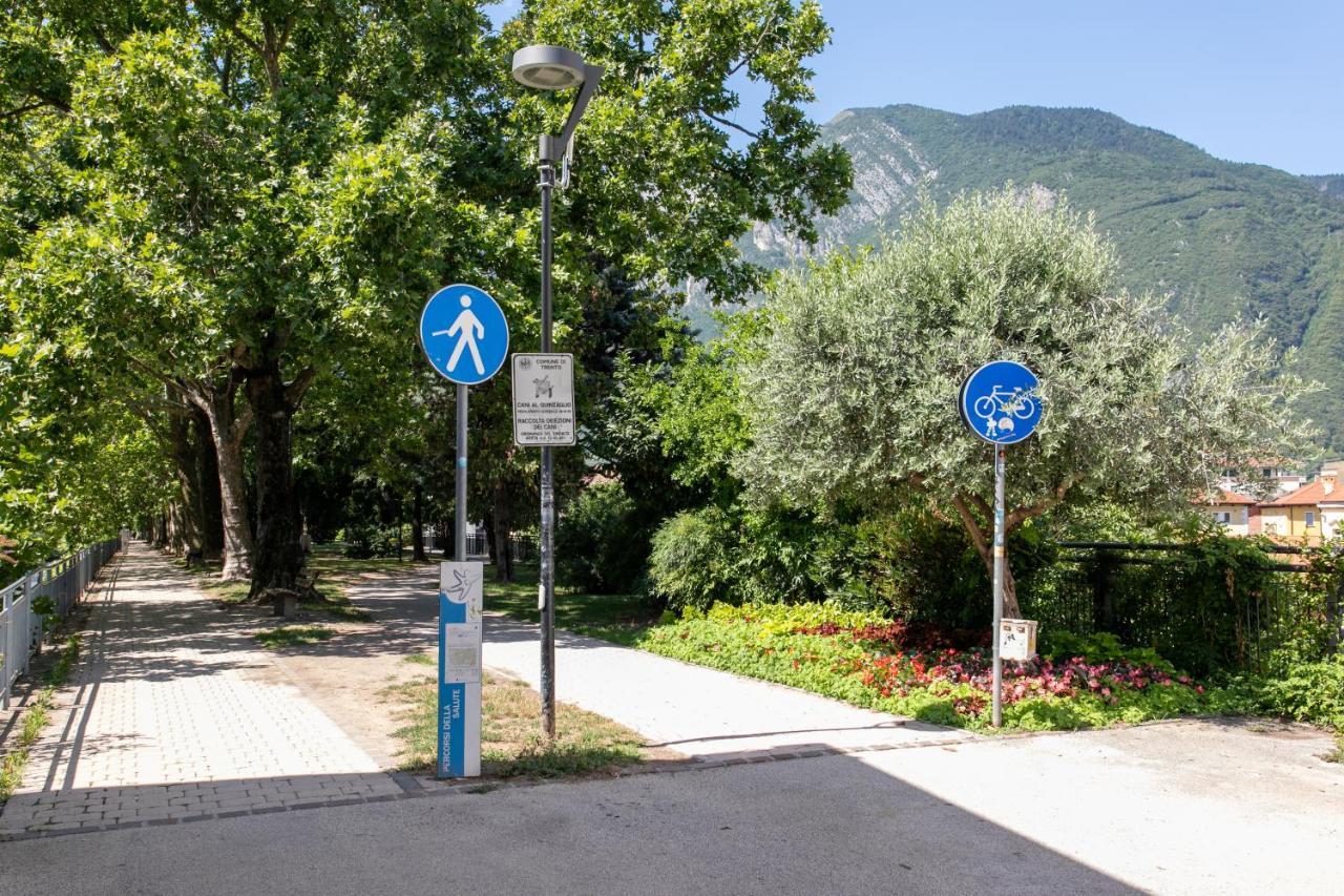 Appartamento Al Ponte Adiacente Al Parco, Vicino All'Ospedale E Centro Trente Buitenkant foto